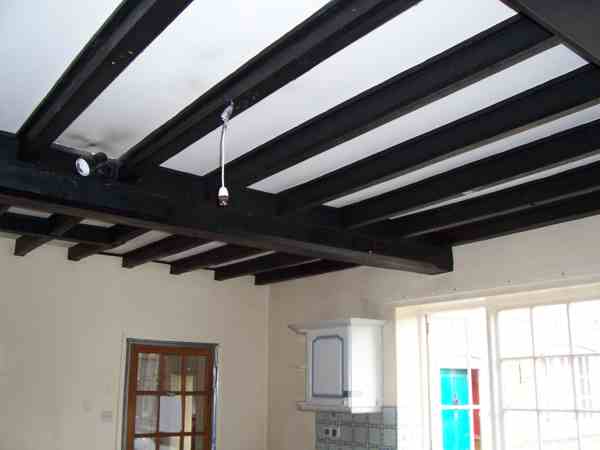 wood cleaning, fire damage,  oak beam cleaning, beam cleaning, yorkshire, fire restoration